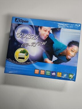 Aopen CD-R/RW 52x32x Computer Disk Drive New Model CRW5232L-18 NIB